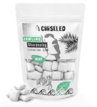 CHISELED® Jaw Exerciser Chewing Gum - Mewing- Jaw Trainer for Face Mouth, Jawline Chisel & Enhance - 2 Month Pack - Neck Exerciser - Jawline Exerciser - Trainer Men – (UK) (2 Month Supply, Mint)