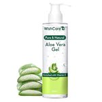 WishCare® Pure & Natural Aloe Vera Gel - 200 Ml - Enriched With Vitamin E - Multipurpose Gel for Skin and Hair