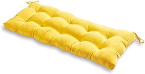 Outdoor Yellow Bench Cushion