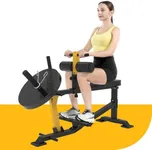 Calf Raise Machine Home Gym: Calf Machine Seated Calf Raise Machine Adjustable Calf Workout Machine Leg Raise Machines Exercise Equipment Plate Loaded Yellow