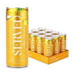 SERVED Piña Colada Cocktail, 8% ABV, Premium Bar Quality Cocktails, Pre-Mixed & Ready To Drink, 12 x 250ml Cans