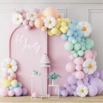 ZCOINS Daisy Pastel Balloon Garland