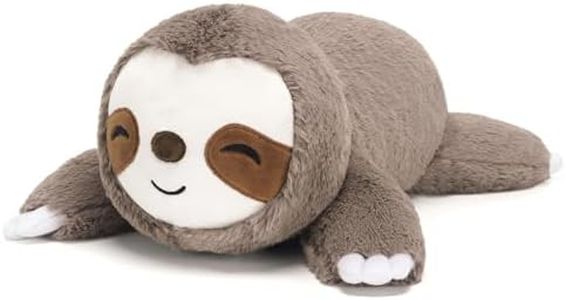 SQEQE Weighted Stuffed Animals Sloth Plushies, Weighted Sloth Plush, Soft Pillow Toy for Kids Adults, Valentines & Valentines Gift 23.6 Inch 3.8 Lbs