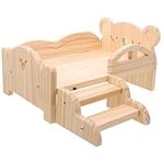 Ipetboom 1 Set Solid Wood Pet Crib 