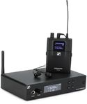 Sennheiser XSW IEM Wireless in-Ear Monitor System (A) | Compact Transmitter & Receiver | 50mW Output | 96 UHF Channels | Ideal for Stage Monitoring, Live Performances & Rehearsals, Black