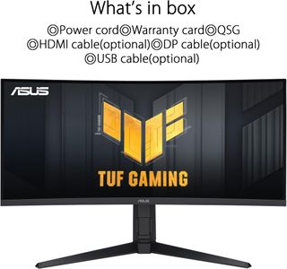 ASUS TUF 34" Curved Gaming Monitor – UltraWide WQHD Display