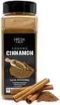 Fresh Finest Ground Cinnamon - 12.3oz (350G) - Premium Quality, Aromatic Spice for Culinary & Health Benefits, Securely Packaged