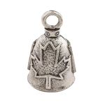 Guardian Bell Maple Good Luck Bell w/Keyring & Black Velvet Gift Bag | Motorcycle Bell | Lead-Free Pewter