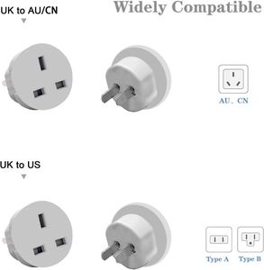 UK to USA Travel Adapter – Universal Plug Converter