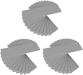 ADWITS 36 Pack Assorted Thickness 0.5 1.0 1.5 mm Thermal Conductive Silicone Pads with 6.0 W/mk Thermal Conductivity, Soft Safe Simple to Apply for SSD CPU GPU LED IC Chipset Cooling -Gray