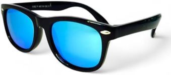 Sun Valley Kids Polarized Mirrored Sunglasses for Boys & Girls with UV Protection (Black)