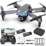 Wipkviey T28 Drone with Camera for Kids/Adults/Beginners | Foldable RC Quadcopter Toys, Birthday Present for Boys Girls with 26-30 Mins Flight (w/2 Modular Batteries and Carrying Case)