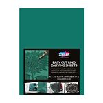 A4 Lino Sheets - Lino Printing Block Sheets - by Zieler® - Double-Sided, Easy-Carve Soft Lino Block (A4 Size: 297 x 210 x3mm) Sheets. Ideal for School or Home - (Pack of 3 Sheets)