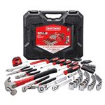 CRAFTSMAN Mechanics Tool Set, 102 Piece Hand Tool and Socket Set SAE/Metric (CMMT99449)