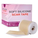 Medical Grade Silicone Scar Sheets - Non-Irritating Scar Strips for Surgical Scars, C-Section, Tummy Tuck, and Keloid - Premium Soft Gel Strips for Pain-Free Scar Removal