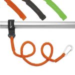 MOPHOEXII Kayak Paddle Leash Kayak Rod Leash Kayak Paddle Lanyard Stretchable Coiled Lanyard Leash Kayak Fishing Accessories for Kayak and Paddles (Orange -1 Pack)