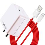 Novobit 100W SUPERVOOC Fast Charger with Type-C Cable | 100w Charger for OnePlus, Oppo, Realme, Honor, Redmi, Xiaomi, Poco, iQOO & All Type-C Phones | Supports Dash, Warp, Vooc, SuperVooc, QC 3.0