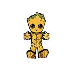 Hug Buddy Marvel Groot Air Vent Car Phone Holder, Adjustable, Universal Fit, Cell Phone Mount Compatible with iPhone, Samsung Galaxy, LG, Google, Nexus 5X, Moto, Black and Other Smartphones