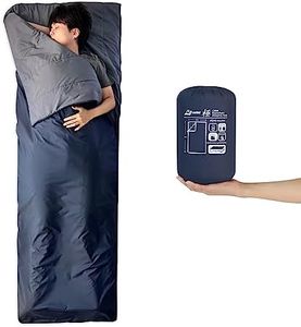 Litume 720g, 10°C-20°C, Combinable Lightweight,Packable Sleeping Bag Adults, Double Sleeping Bag, Summer Backpacking Sleeping Bag, Compact, Portable Small and Stuff Sack Camping Hiking (Dark Blue)