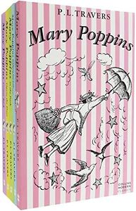 Mary Poppins Collection P L Travers 5 Books Set (Mary Poppins, Mary Poppins in The Park, Mary Poppins in Cherry Tree Lane, Mary Poppins Opens The Door, Mary Poppins Comes Back)