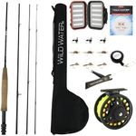 Wild Water 3/4 7・f Rod Fly Fishing Complete Starter Package