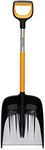 Fiskars Sneeuwschep voor de auto, X-serie, lengte: 98 cm, aluminium/polymeer, zwart/oranje/grijs, 1057393