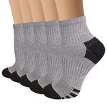 Copper Compression Running Socks for Men & Women-5/10 Pairs-Fit for Athletic,Travel& Medical（13,L/XL)