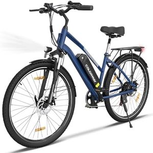 COLORWAY 28" Electric Bike, EBike with 36V 15Ah Removable Battery, Smart DISPLAY, Pedal Assist, 7-Speed, City Bike with 250W motor, Range up to 45-100km, Suitable for both men and women.
