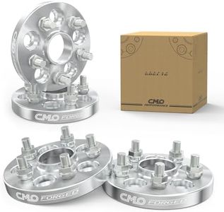 Customadeonly 5x120 Wheel Spacers for 2010-2024 Camaro,2014-2020 Impala, 2020-2024 Corvette C8, 2008-2019 CTS (4pcs 1" Thick) 66.9mm Bore M14x1.5 Studs 25mm Thick -Trimming Factory Studs May Required