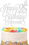 Personalised Happy Birthday Glitter