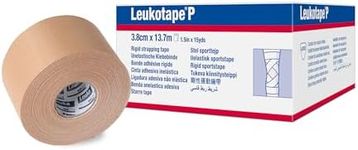 Leukotape P Rigid Medical Tape for Sprains and Injury Prevention, 3.8 cm x 13.7 m, Beige, 1 Roll