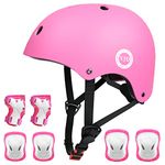 XJD Kids Bike Helmet,Multi-Sport Gear Set for 3-5-8-14 Years Boys Girls with Knee and Elbow Pads Wrist Guards fit Roller Skates,Cycling