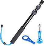 Smatree SmaPole S1 All Aluminum Alloy Handheld Telescopic Pole Compatible with GoPro Hero 10/9/8/7/6/5/4/3/2/1 and Hero Max, Hero Session (15.8 Inch - 40.5 Inch),DJI Osmo Action 2