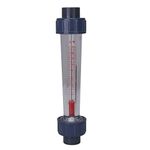 CNBTR Plastic Tube Water Flow-meter LZS-15 Liquid Flow Testing 16-160L/H for DN15 Tube