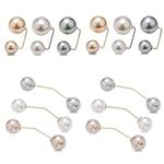 Artificial Pearl Brooches Pins 12 p