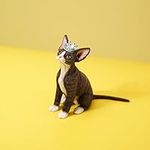 MMOS X Devon Rex Cat Statue, Gift f