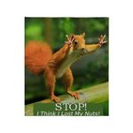 CafePress Squirrel Lost His Nuts 2 Throw Blanket Super Soft Fleece Plush Throw Blanket, 60"x50"