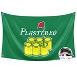 Probsin Plastered Flag Golf 3x5 Feet Banner,Funny Poster UV Resistance Fading & Durable Man Cave Wall Flag with Brass Grommets for College Dorm Room Decor