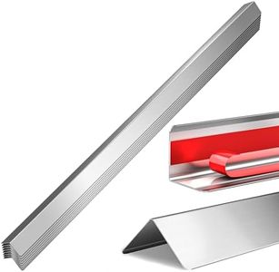 2x2x48 Inch 304 Stainless Steel Wall Corner Guards (10-Pack) – Heavy Duty Rounded Corner Protector, Smooth Folded Edge Design for Wall Protection – 90° Angle Metal Edge Guard