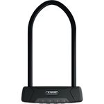 ABUS U-Lock Granit XPlus 540 and SH B Bracket, Bike Lock with XPlus Cylinder as Tamper Protection and Illuminated Key, ABUS Security Level 15, Black, Black/Grey, 30 cm