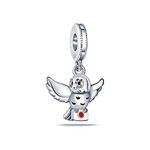 HAEPIAR 925 Sterling Silver Charm for Bracelet Necklace Charm Dangle Owl for Women Girl Birthday Gifts