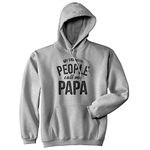 Crazy Dog My Favorite People Call Me Papa Dad Grandma Grandpa Hoodies Funny Family Sweatshirts, Heather Grey - Papa, 3XL