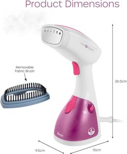 Swan Handheld Garment Steamer – White and Pink