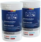 (2 Pack) Original Descaler 250g for Bosch Siemens Washing Machines and Dishwashers – Removes Limescale, Improves Efficiency, For Bosh Appliance Cleaner