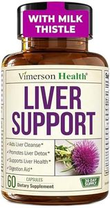 Liver Cleanse Detox & Repair Milk Thistle Supplement. Liver Support with Choline, Artichoke Extract, Chicory & Dandelion Root Supplement. Milk Thistle Liver Detox & Liver Cleanse. 60 Liver Health Caps