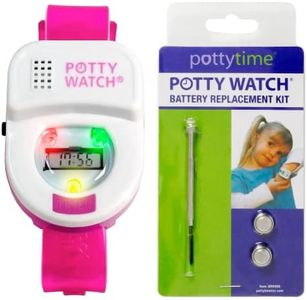 Meet Potty Watch The 1st Watch Made to Help Your Child Potty Train (Watch + Battery Replacement Kit, Pink)