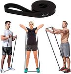 FITSY Black Resistance Band - Loops | Warm Up and Light Exercise Rubber Band 41 Inch - for Mobility; Home Fitness; Sports Training; Speed and Agility Training; Warm Up Workouts