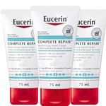 EUCERIN Complete Repair Moisturizing Hand Cream | Dry to Very Dry Skin | Eucerin Hand Cream Dry Hands,75mL - Pack of 3 | 5% Urea Cream | Ceramide Cream | Dry Skin Cream | Fragrance-free Cream