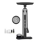 CLOLOP Bike Floor Pump with Gauge,B