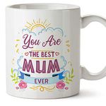 MUGFFINS Mum Mugs -Best Mum Ever (Model 1) - Funny from Daughters & sons